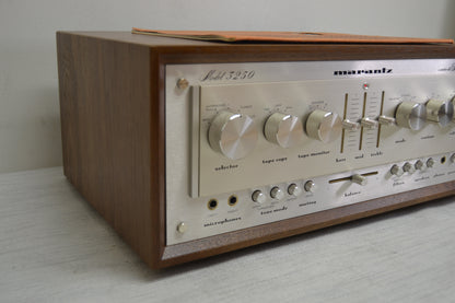 Marantz 3250 Stereo Preamplifier * Fully Serviced * Recapped * Box * Manual * NEW Heiukko Solid Wood Case