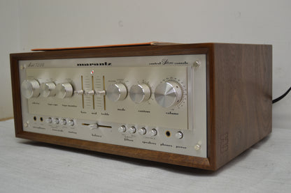 Marantz 3250 Stereo Preamplifier * Fully Serviced * Recapped * Box * Manual * NEW Heiukko Solid Wood Case