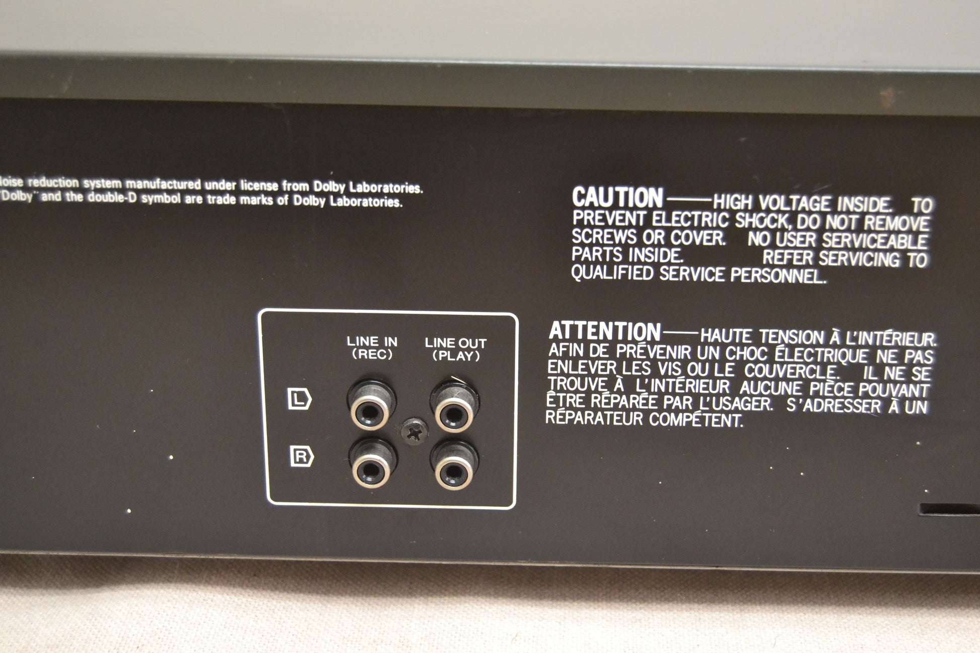Sansui - D 100 magnétophone cassette