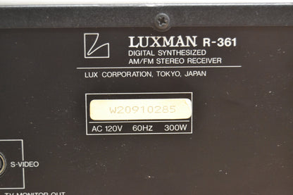 Luxman R-361 Stereo Receiver * 120W RMS * Fully Serviced