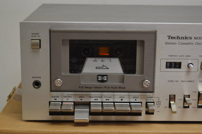 Technics RS-M33 Single Cassette Deck * Fully Serviced * new Belts * Box