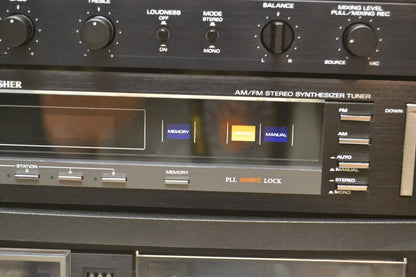 Complete 1983 Studio Standard by Fisher Audio Rack * Fully Serviced * Fully Functional