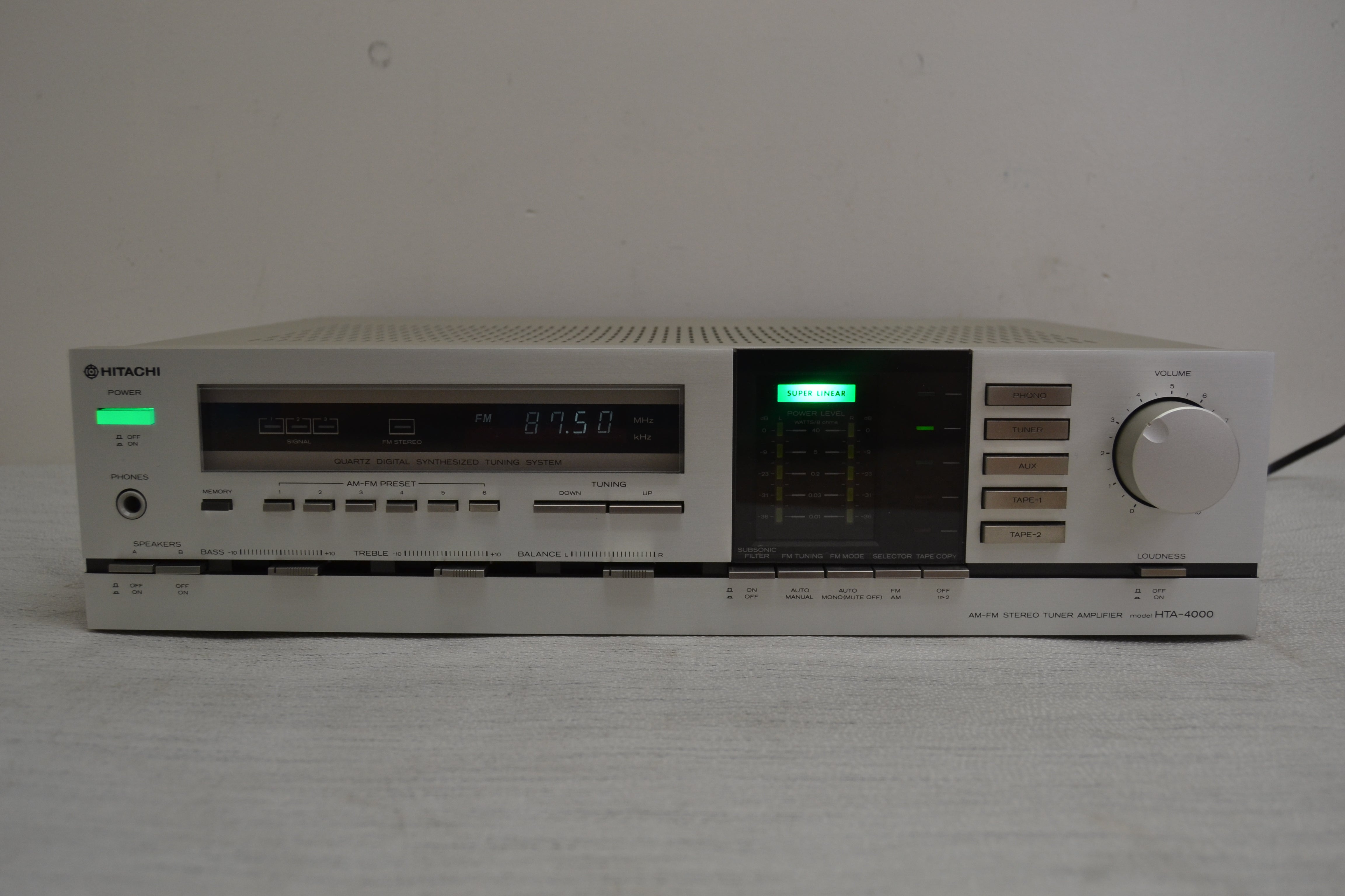Hitachi HTA-4000 Stereo Receiver * 35W RMS * Fully Serviced