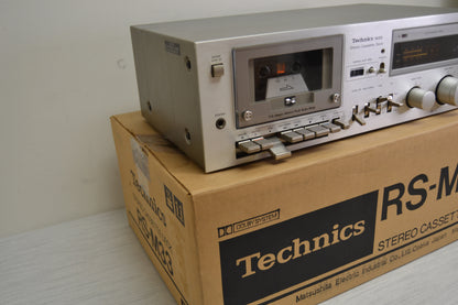 Technics RS-M33 Single Cassette Deck * Fully Serviced * new Belts * Box