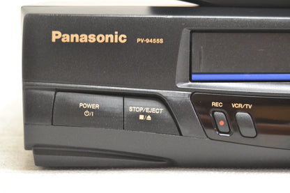 Panasonic PV-9455S Hi-Fi Stereo Video Cassette Recorder * remote * Fully Serviced
