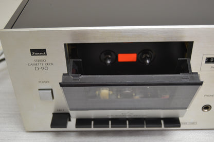 Sansui D-90 Single Cassette Deck * Fully Serviced * New Belts