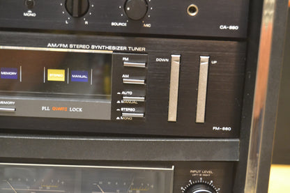 Complete 1983 Studio Standard by Fisher Audio Rack * Fully Serviced * Fully Functional