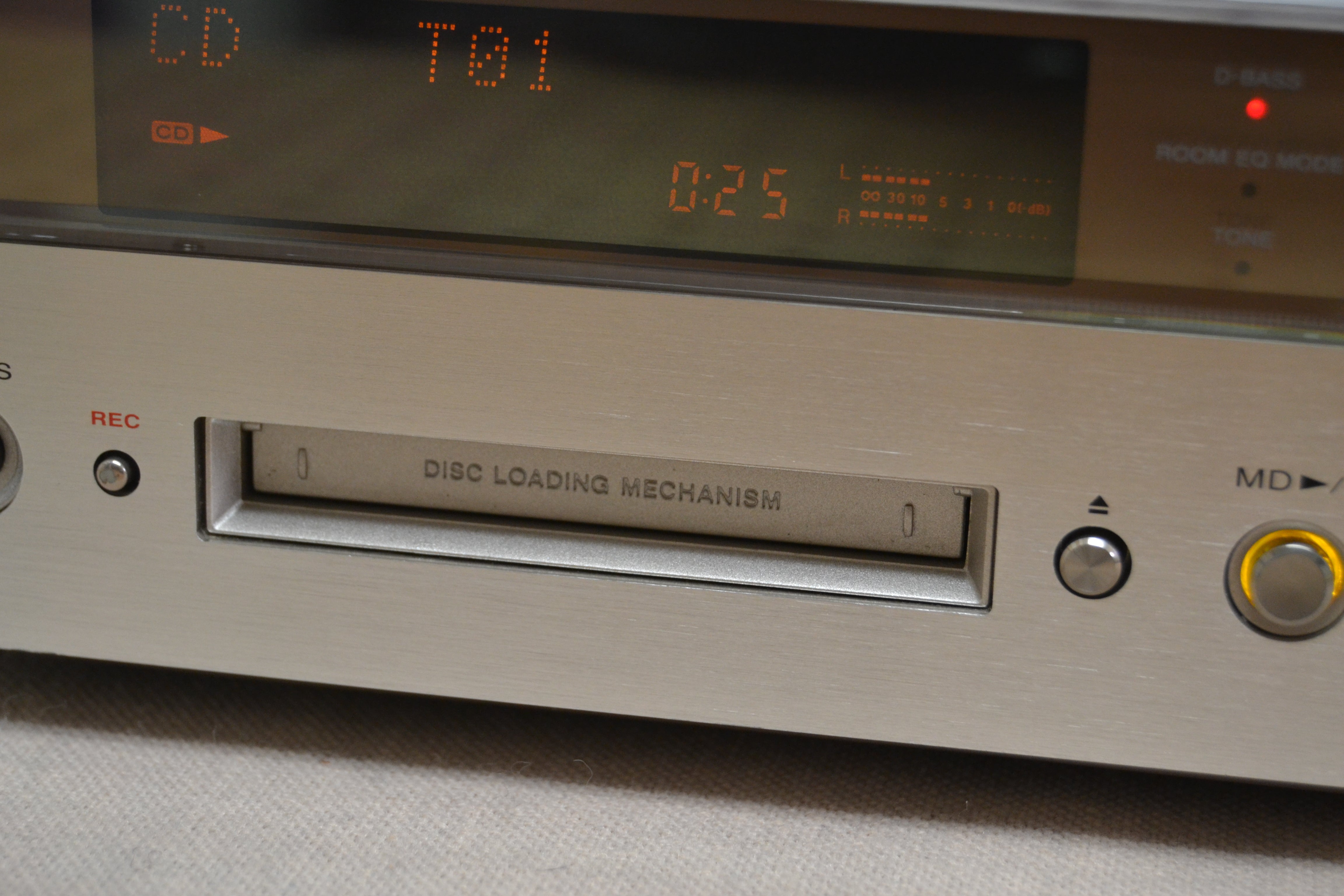 ★KENWOOD CD/MDレシーバー【R-K700】FL9S Kenwood R-K700 CD MD Minidisc Deck Player Recorder Compact Hi-Fi