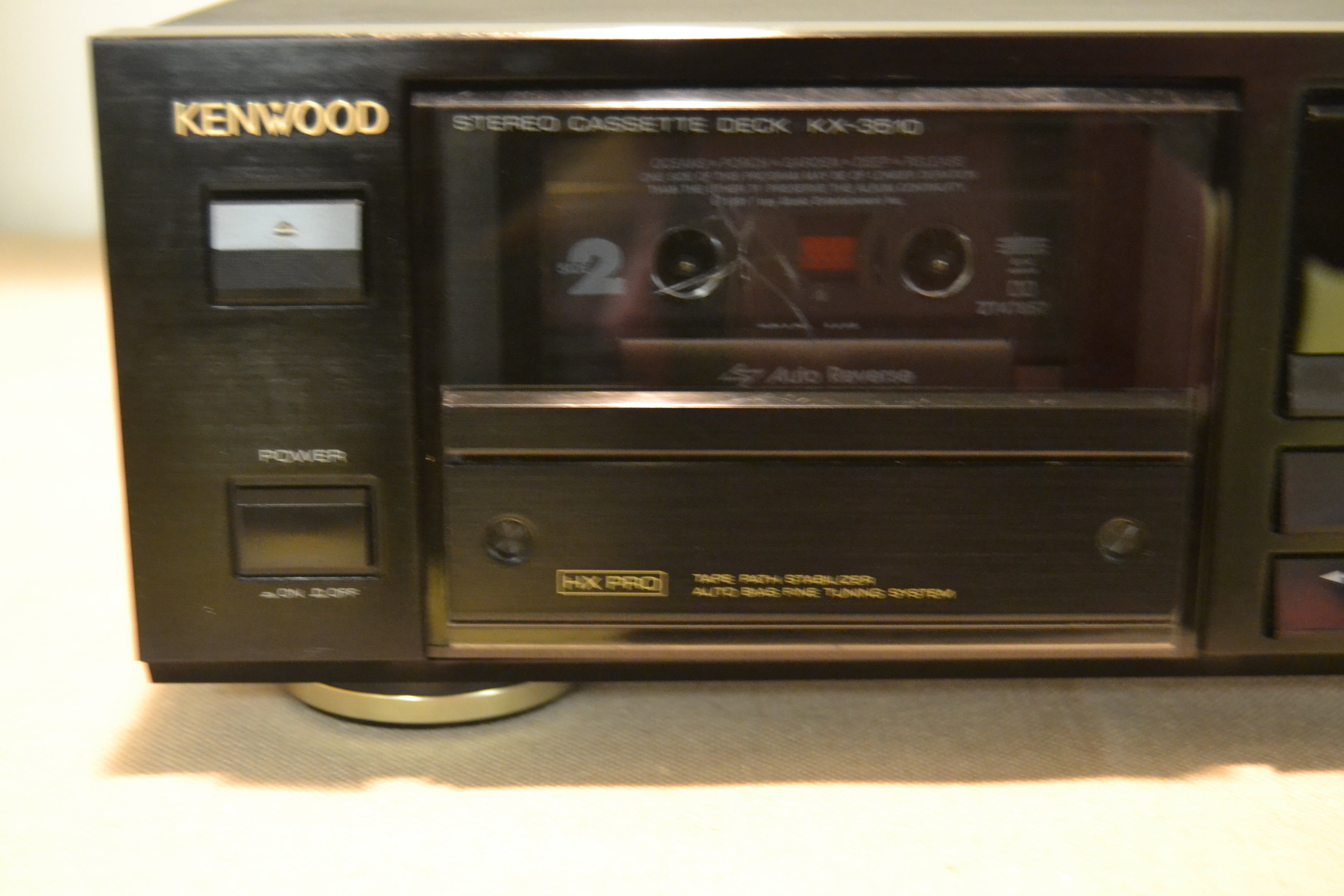 Kenwood KX-3510 Single Cassette Deck * Fully Serviced * New Belts