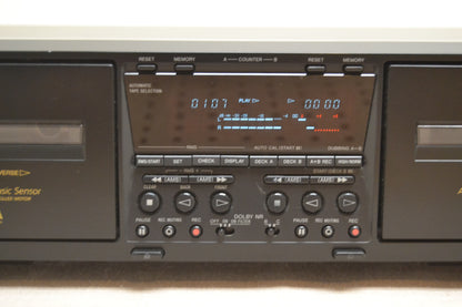 Sony TC-WE675 Double Cassette Deck * Fully Serviced * New Belts