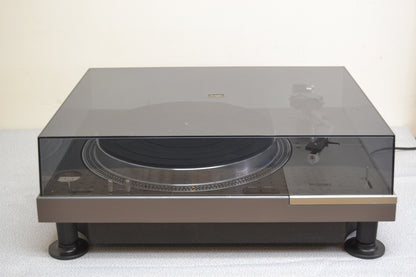 Technics SL-1100 Direct-Drive Turntable (1975-1977) - Dust Cover - New AT3600 Cartridge