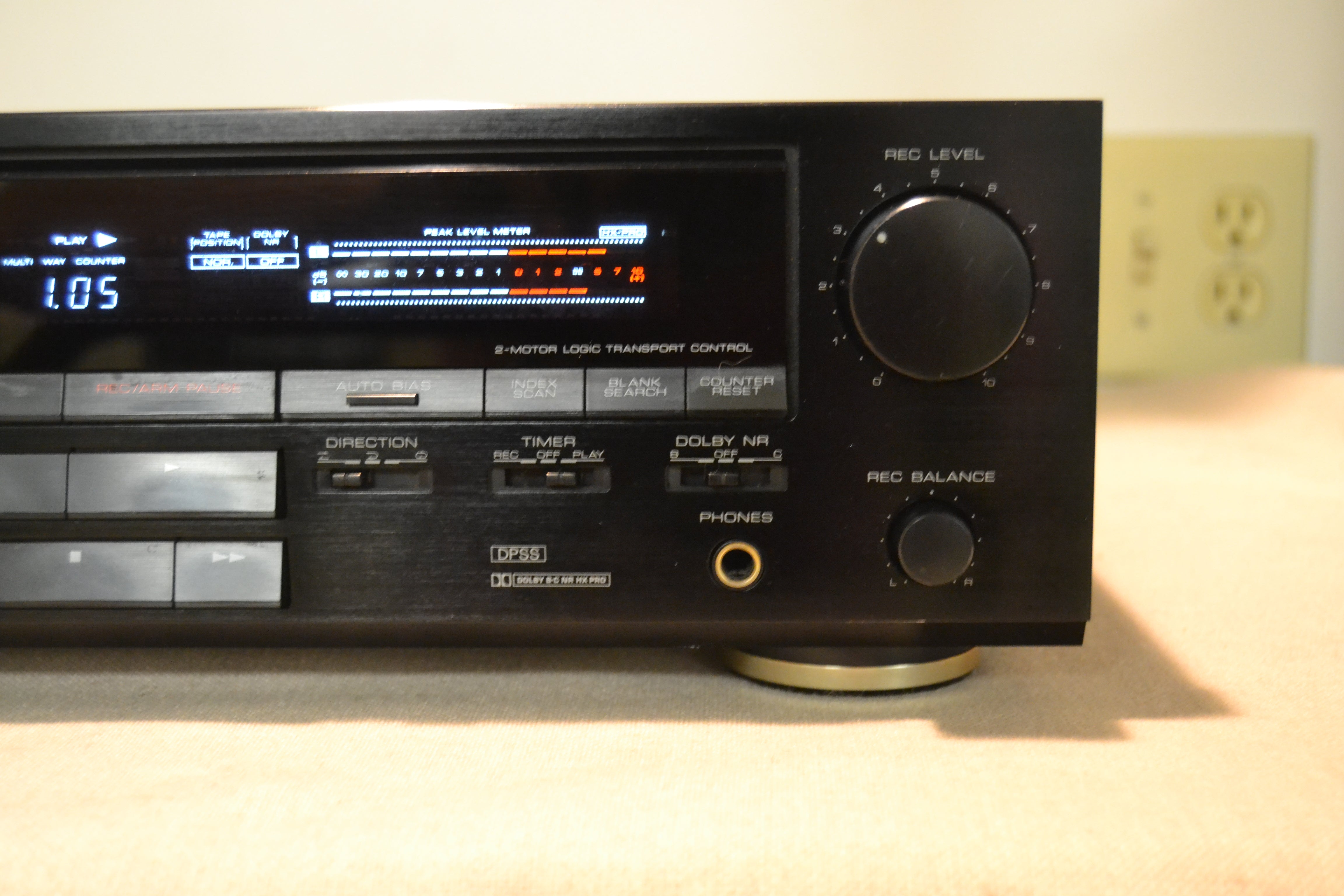 Kenwood KX-3510 Single Cassette Deck * Fully Serviced * New Belts