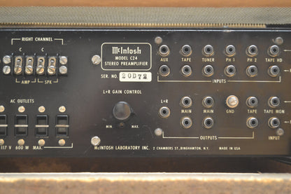 McIntosh C-24 Stereo Preamplifier * Original Wood Case * Fully Serviced