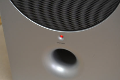 Brookstone Wafer Thin CD System with MP3 and Subwoofer * Remote