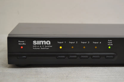 Sima SVS-4 Audio/video switcher with composite-to-S-video conversion * Fully Tested