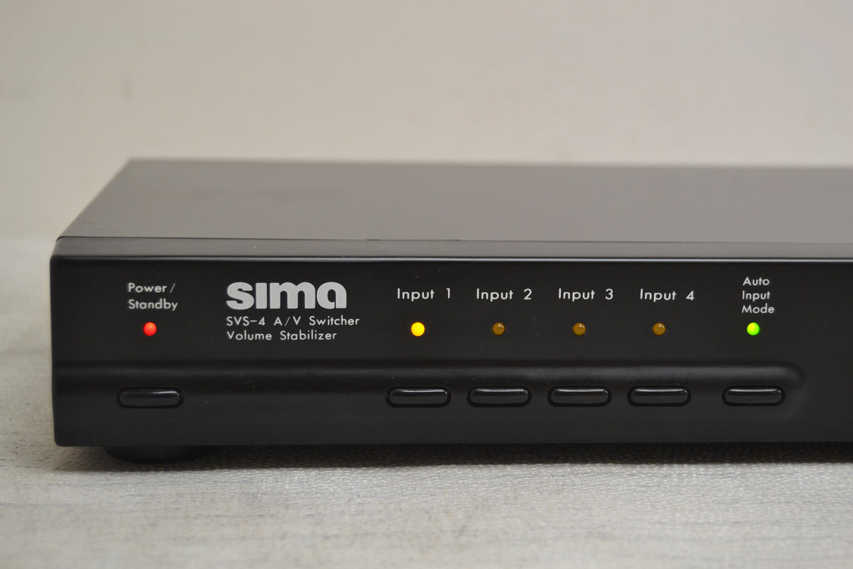 Sima SVS-4 Audio/video switcher with composite-to-S-video conversion * Fully Tested