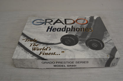 Grado SR-80i Headphones * Open Box * Fully Serviced *