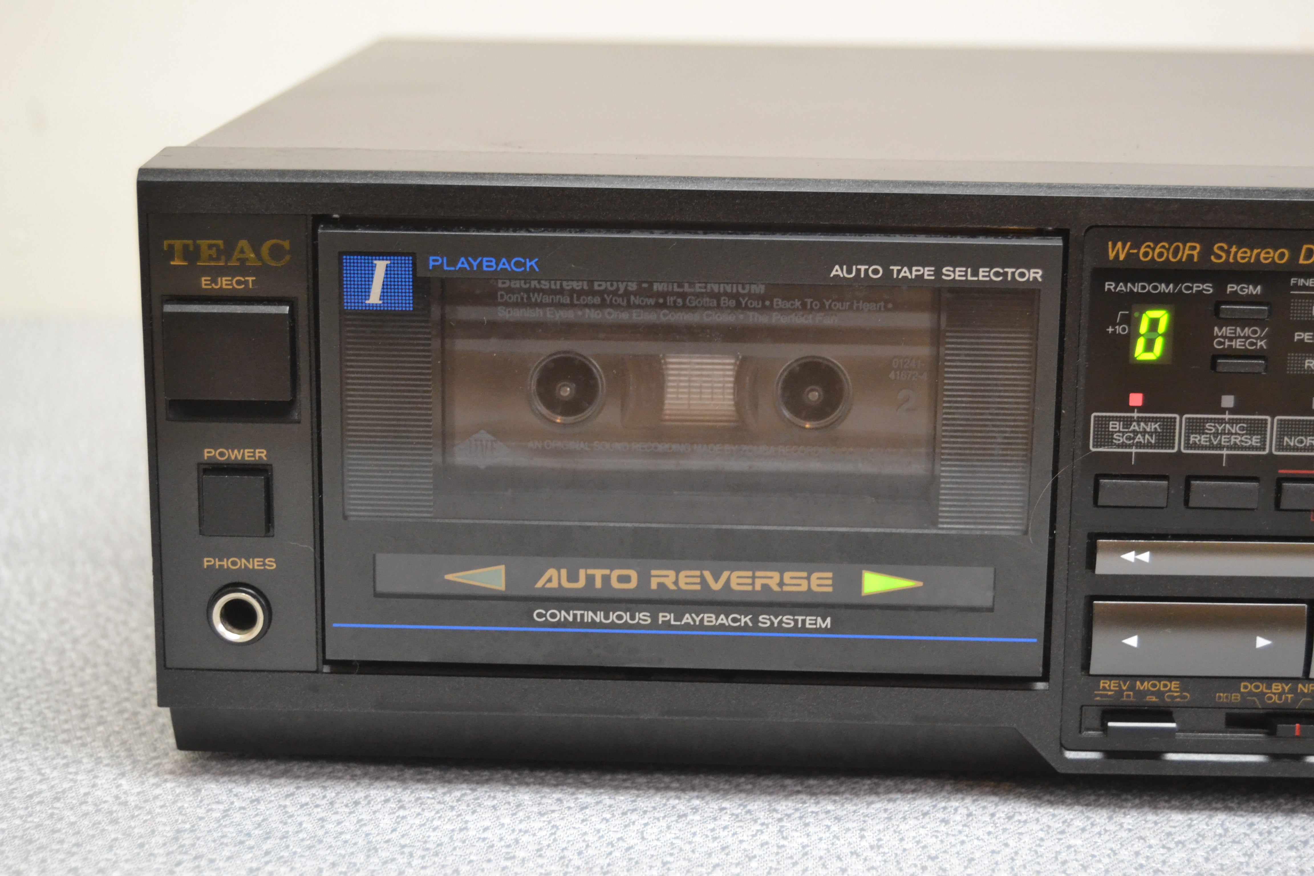 Teac W-660R Double Cassette Deck * AutoReverse * Fully Serviced * New Belts