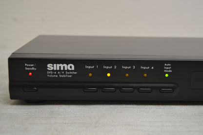 Sima SVS-4 Audio/video switcher with composite-to-S-video conversion * Fully Tested