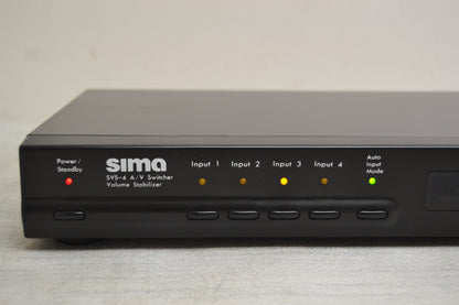 Sima SVS-4 Audio/video switcher with composite-to-S-video conversion * Fully Tested