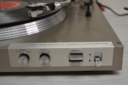 Sony PS-212 Semi Automatic Direct Drive Turntable * Fully Serviced * NEW AT Cartridge