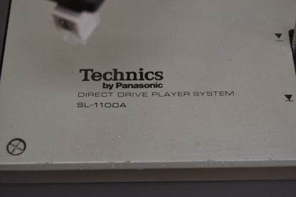 Technics SL-1100 Direct-Drive Turntable (1975-1977) - Dust Cover - New AT3600 Cartridge