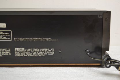Sansui D-90 Single Cassette Deck * Fully Serviced * New Belts