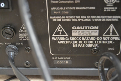 Brookstone Wafer Thin CD System with MP3 and Subwoofer * Remote