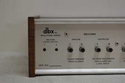 DBX 122 Noise Reduction System * Fully Serviced
