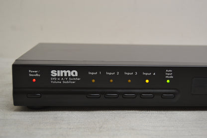 Sima SVS-4 Audio/video switcher with composite-to-S-video conversion * Fully Tested