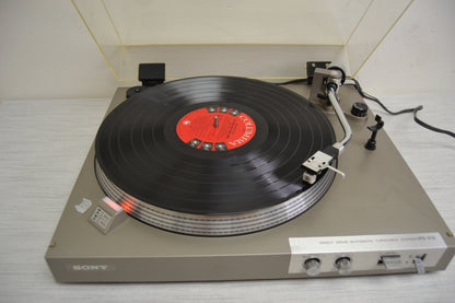 Sony PS-212 Semi Automatic Direct Drive Turntable * Fully Serviced * NEW AT Cartridge