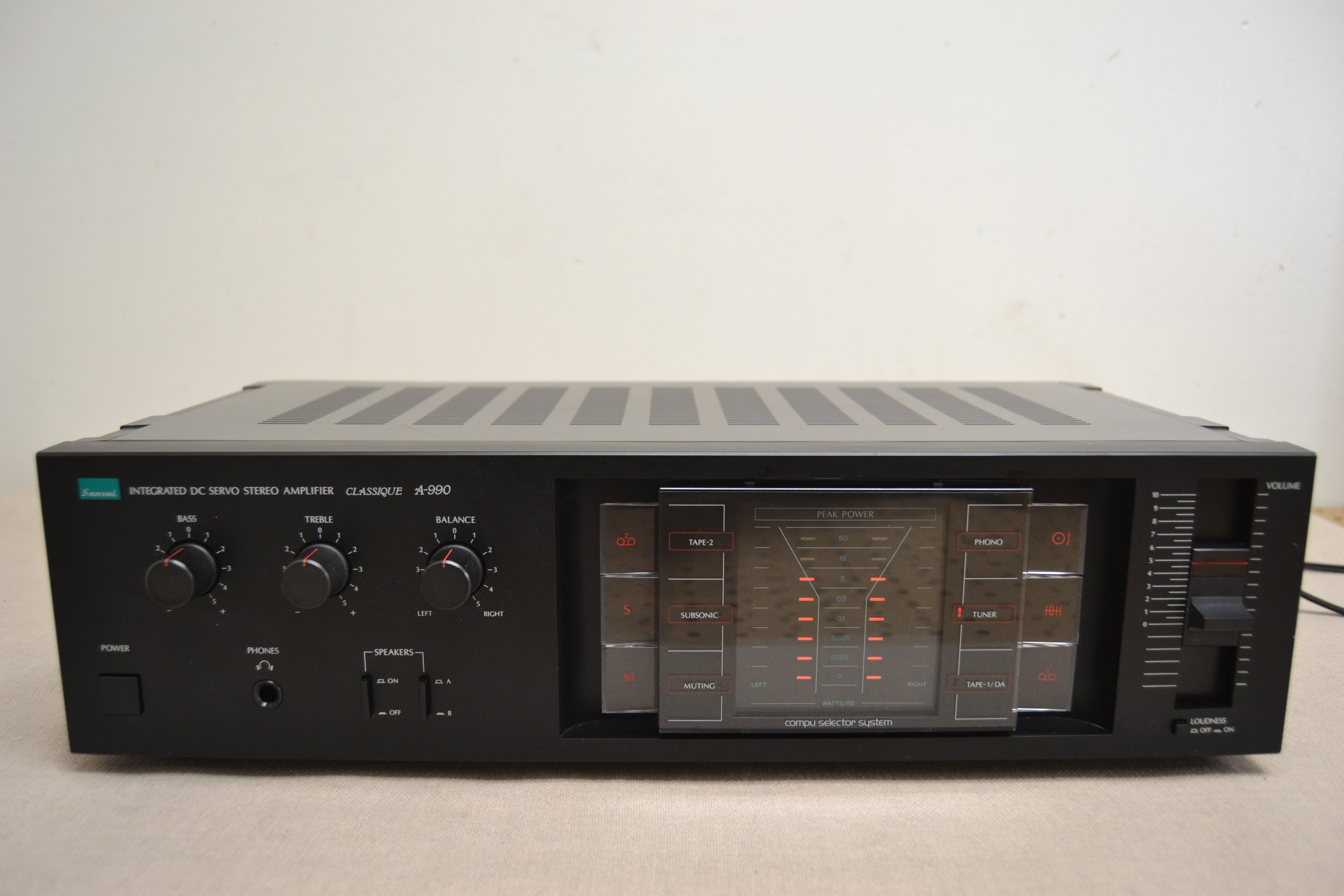 Sansui A990 Stereo Integrated Amplifier * 70W RMS * 1983 – The
