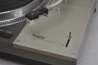 Technics SL-1100 Direct-Drive Turntable (1975-1977) - Dust Cover - New AT3600 Cartridge
