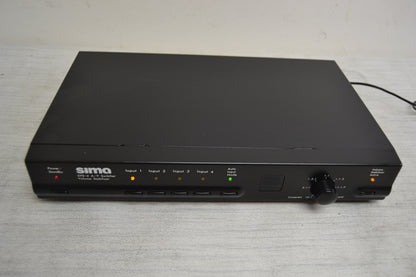 Sima SVS-4 Audio/video switcher with composite-to-S-video conversion * Fully Tested