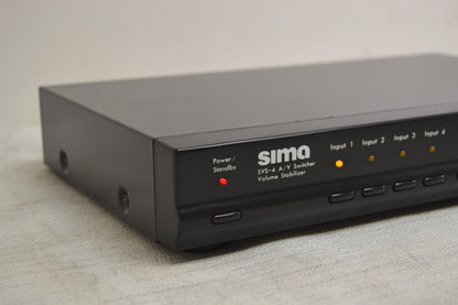 Sima SVS-4 Audio/video switcher with composite-to-S-video conversion * Fully Tested