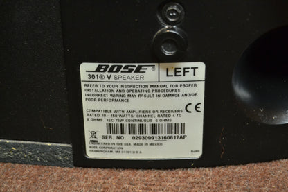 Bose 301 Series V Bookshelf Speakers