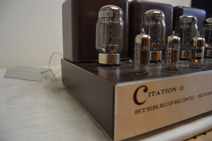 Harman Kardon Citation II Stereo Tube Power Amplifier * Fully Serviced *