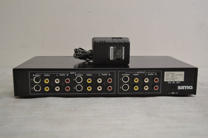 Sima SVS-4 Audio/video switcher with composite-to-S-video conversion * Fully Tested