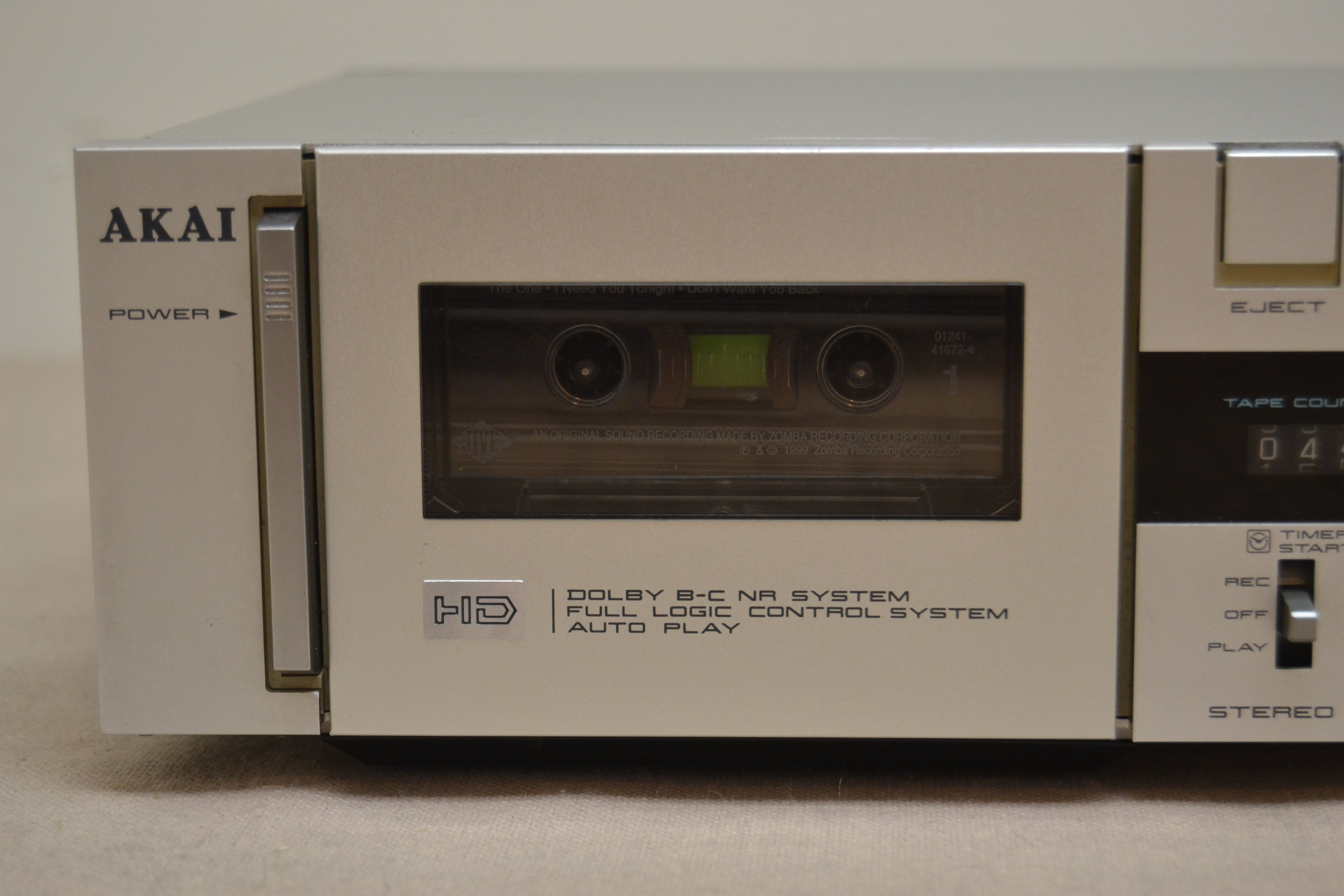 Akai CS-F21 Single Cassette Deck * Fully Serviced * New belts