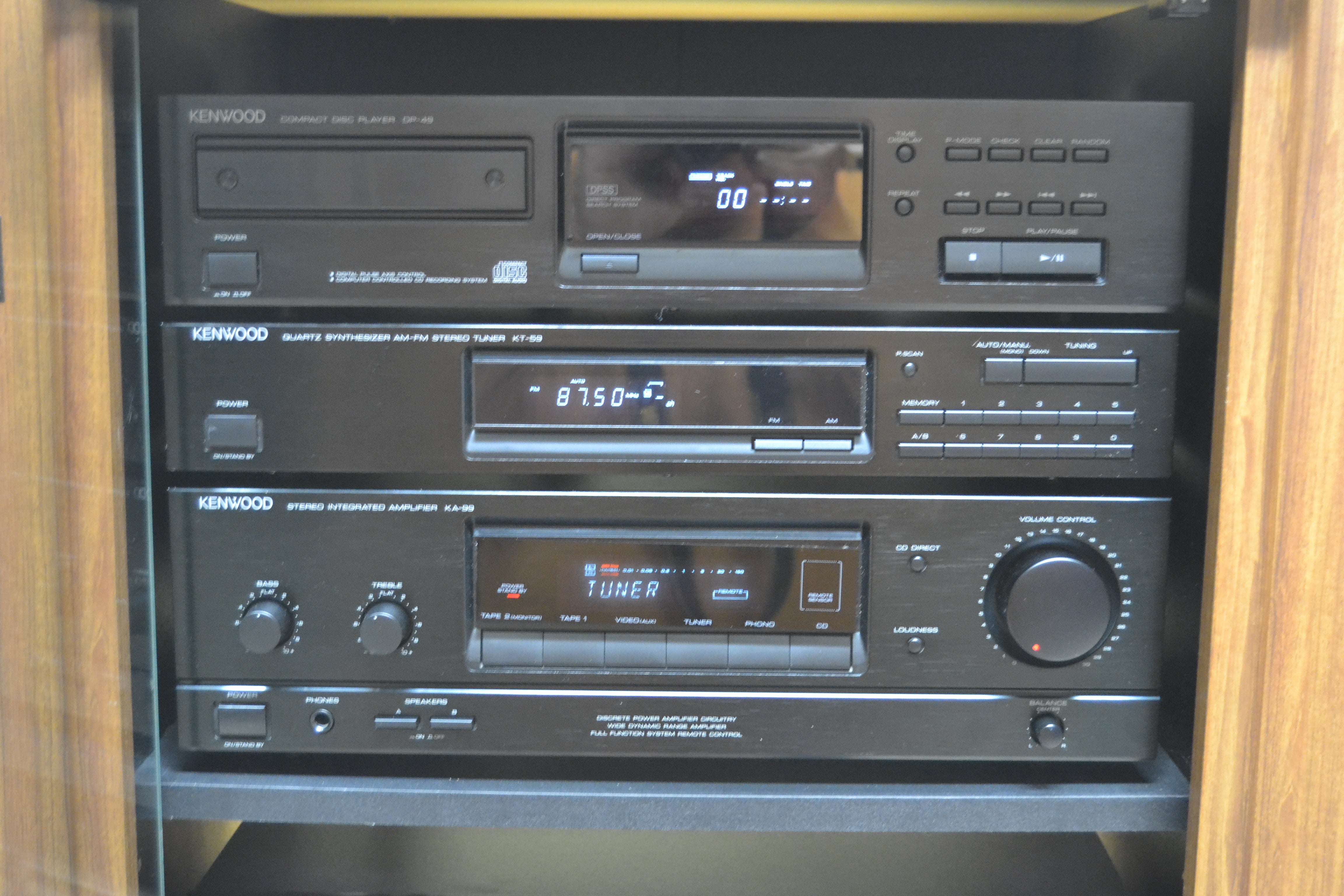 Kenwood Complete Audio Rack - 1989 - Manuals – The Turntable Store