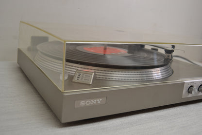 Sony PS-212 Semi Automatic Direct Drive Turntable * Fully Serviced * NEW AT Cartridge
