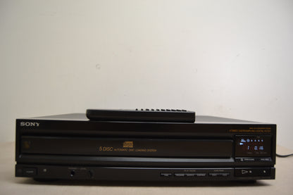 Sony CDP-C500 CD Carousel * 5 Discs * Remote Control * Fully Serviced