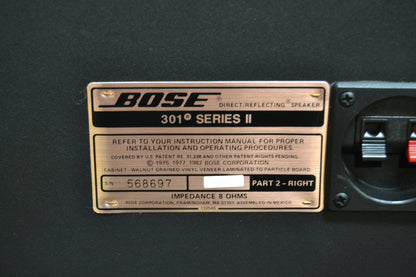 Bose 301 series II Bookshelf Speakers