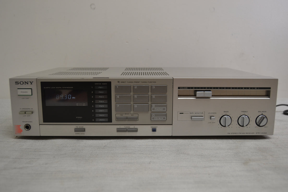 Sony STR-VX200 Stereo Receiver * 20W RMS * 1984 * Fully Serviced
