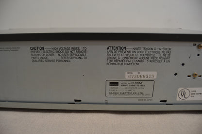 Sansui D-55M  Stereo Cassette Deck (1983) * Fully Serviced * New Belts