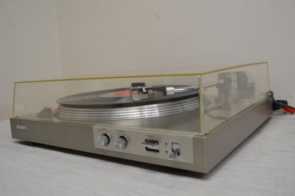 Sony PS-212 Semi Automatic Direct Drive Turntable * Fully Serviced * NEW AT Cartridge