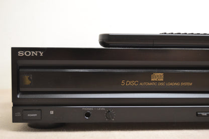 Sony CDP-C500 CD Carousel * 5 Discs * Remote Control * Fully Serviced
