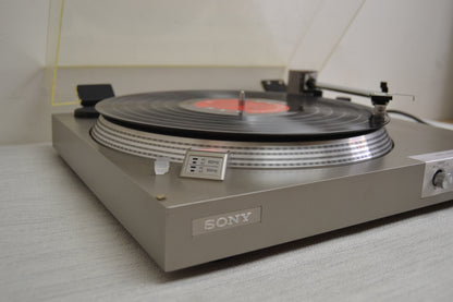Sony PS-212 Semi Automatic Direct Drive Turntable * Fully Serviced * NEW AT Cartridge