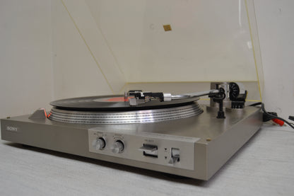 Sony PS-212 Semi Automatic Direct Drive Turntable * Fully Serviced * NEW AT Cartridge