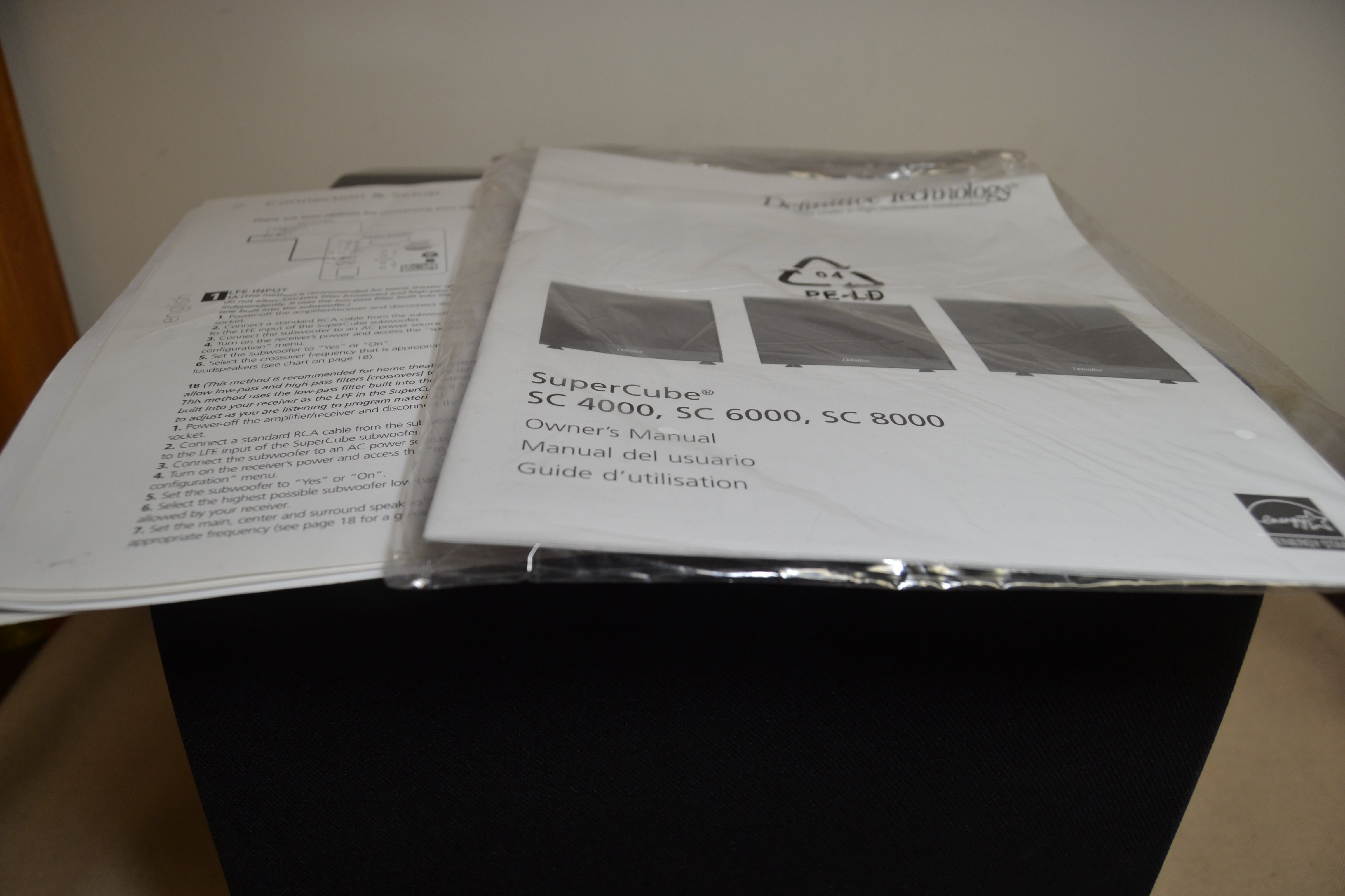 Definitive Technology SC6000 Supercube * New Open Box